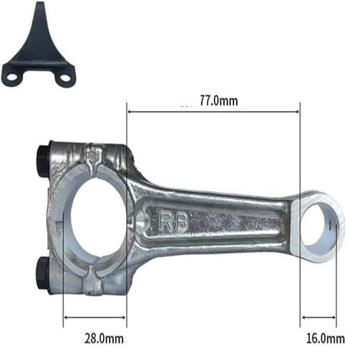 Fit for Q Engine Parts EY20 EY28 167RGX2400/3500 7.5HP Connecting Rod Assembly(EY28) in Kuwait