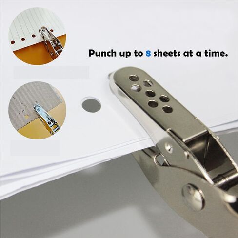Single Hole Punch, 1/8" Capacity Hole Puncher with Soft Grip, One Hole Paper Punches for Crafts, Tags, Tickets, and Cards (Blue) in Saudi Arabia