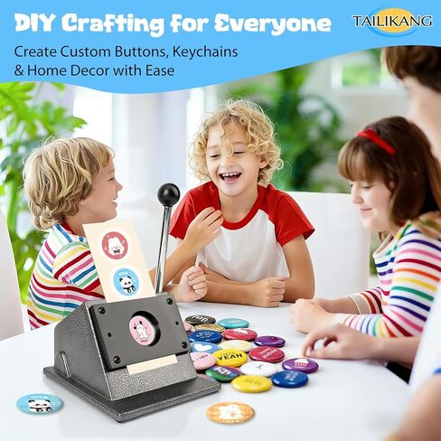 1.73in 44mm Circle Punch, 1.26in 32mm Button Paper Cutter, Heavy Duty Manual Lever Graphic Punch Die Cutter for Circular Paper Cutting, DIY Badges, Scrapbooking Cardstocks Crafting in Saudi Arabia