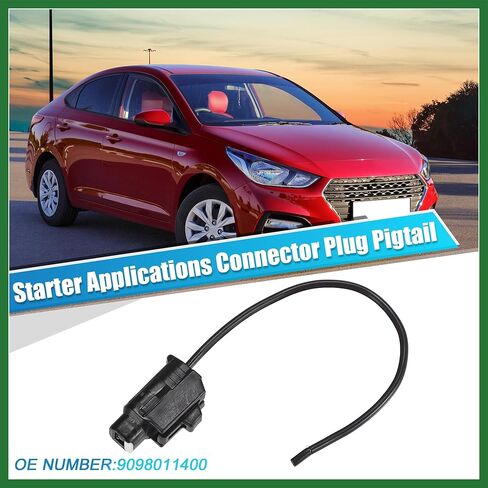 Motoforti 1-Way TS187 Series Starter Applications Connector Plug Pigtail for Toyota Venza 2009-2015 for Toyota Solara 2002-2008 No.9098011400 Long-Lasting in Kuwait