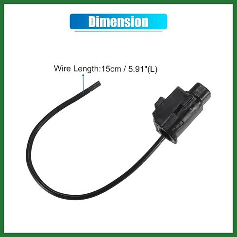 Motoforti 1-Way TS187 Series Starter Applications Connector Plug Pigtail for Toyota Venza 2009-2015 for Toyota Solara 2002-2008 No.9098011400 Long-Lasting in Kuwait