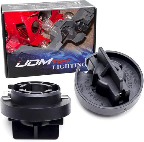 iJDMTOY زوج واحد من محولات حامل غطاء المصباح الخلفي OE-Spec P21W 1156، متوافق مع MINI Cooper 2nd Gen R56 R57 R58 R59 R61 الضوء الخلفي in Kuwait