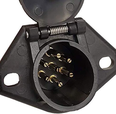 Belgrade Parts & Service, Inc. Phillips 16-722 7-Way HeavyDuty STA-Dry 2-Hole Ring Termination Split Pin Socket in Saudi Arabia