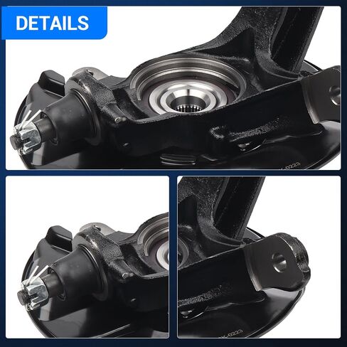 Autoround LK018 Front Right Steering Knuckle & Wheel Bearing Hub Assembly Fit for 2013-2017 Honda Accord, Passenger Side in Kuwait