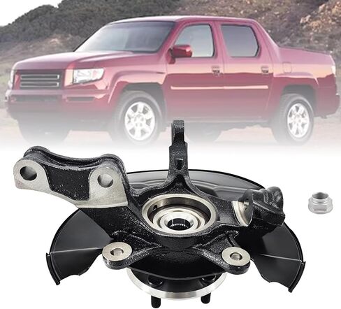 686-370 Front Passenger Side Steering Knuckle 51211-SJC-A01 Right Wheel Hub Steering Knuckle Assembly Compatible with Honda Ridgeline 3.5L 2006-2014, 45255-SJC-A00 in Saudi Arabia