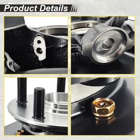 686-370 Front Passenger Side Steering Knuckle 51211-SJC-A01 Right Wheel Hub Steering Knuckle Assembly Compatible with Honda Ridgeline 3.5L 2006-2014, 45255-SJC-A00 in Saudi Arabia