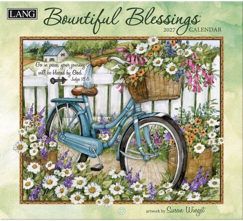 Bountiful Blessings 2027 Wall Calendar by Susan Winget in Saudi Arabia