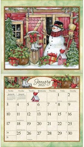 Bountiful Blessings 2027 Wall Calendar by Susan Winget in Saudi Arabia