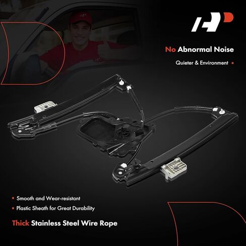 A-Premium Electric Power Window Regulator Without Motor Compatible with Tesla 3 2017 2018 2019 2020, Front Right Passenger Side in Kuwait