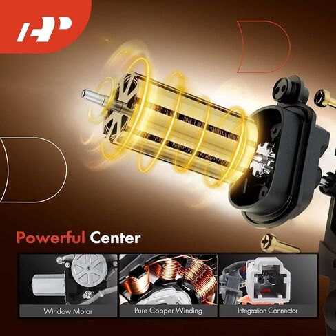 A-Premium Power Electric Window Regulator with Motor Compatible with Acura CL 2001-2002 Front Right Passenger Side in Kuwait