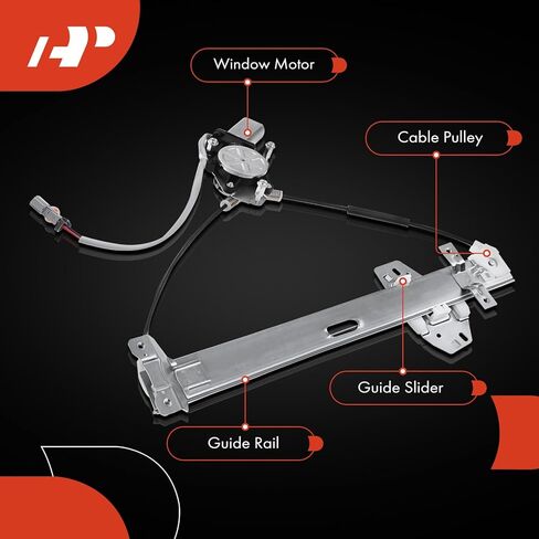 A-Premium Power Electric Window Regulator with Motor Compatible with Acura CL 2001-2002 Front Right Passenger Side in Kuwait