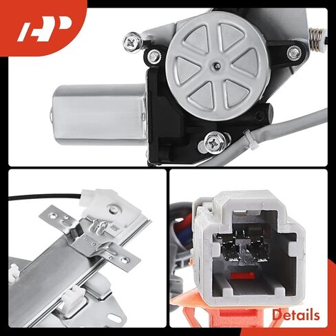 A-Premium Power Electric Window Regulator with Motor Compatible with Acura CL 2001-2002 Front Right Passenger Side in Kuwait
