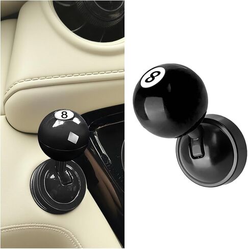 HZEL Car Joystick Push Start Button Cover, Ball Vehicle EngineStarter Stop Button Joystick, Auto Interior Decorative Ignition Switch Button Rocker, Universal for SUV RV Truck (Black) in Kuwait