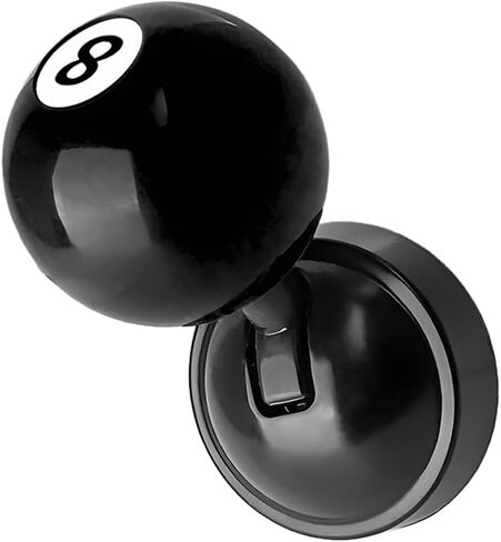HZEL Car Joystick Push Start Button Cover, Ball Vehicle EngineStarter Stop Button Joystick, Auto Interior Decorative Ignition Switch Button Rocker, Universal for SUV RV Truck (Black) in Kuwait