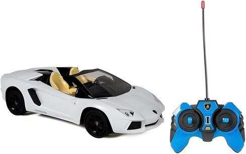 Brookstone World Tech Toys Lamborghini Roadster - 1:24 Electric RC Car – Officially Licensed, High-Speed Remote Control Sports Car - Random Color - Kids 6+ in Saudi Arabia