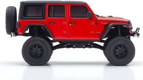 Kyosho 1/28 Mini-Z 4 Wheel Drive Jeep Wrangler RTR 8 AAA Batteries not inlcuded Red KYO32521R in Kuwait