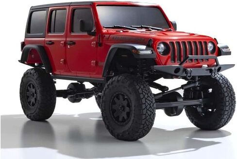 Kyosho 1/28 Mini-Z 4 Wheel Drive Jeep Wrangler RTR 8 AAA Batteries not inlcuded Red KYO32521R in Kuwait