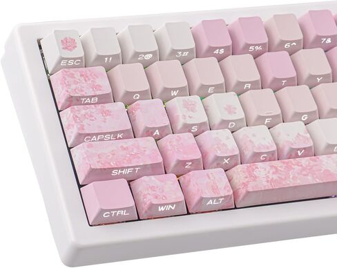 Tsungup PBT Keycaps,131 Keys Cute Rainbow Candy Custom Side Printed Keycaps,Cherry Profile Key Caps Keyboard Keycap Set for Cherry MX Switches Mechanical Keyboard in Kuwait