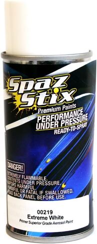 Spaz Stix 00219 Extreme White/Primer Superior Grade Aerosol Paint, 3.5 oz in Saudi Arabia
