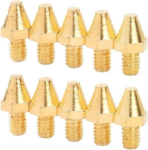 Golden MX Foot Pegs Spike Motorcycle for Harley for Cleats Pin Rivet Replacement Offroad Style Foot Pegs Floorboards Brake Pedal Peg(50pcs) in Saudi Arabia