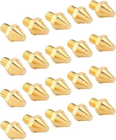 Golden MX Foot Pegs Spike Motorcycle for Harley for Cleats Pin Rivet Replacement Offroad Style Foot Pegs Floorboards Brake Pedal Peg(50pcs) in Saudi Arabia