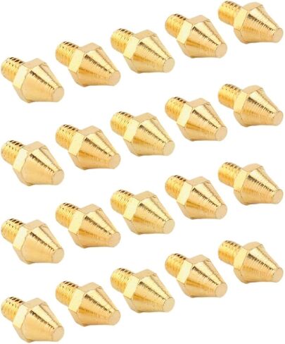 Golden MX Foot Pegs Spike Motorcycle for Harley for Cleats Pin Rivet Replacement Offroad Style Foot Pegs Floorboards Brake Pedal Peg(50pcs) in Saudi Arabia