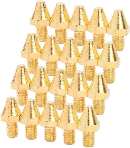 Golden MX Foot Pegs Spike Motorcycle for Harley for Cleats Pin Rivet Replacement Offroad Style Foot Pegs Floorboards Brake Pedal Peg(50pcs) in Saudi Arabia
