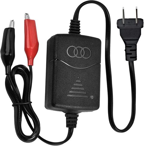 12V 1300mA Sealed Lead Acid (SLA) Battery Charger, Automatic Trickle Charger Maintainer with Short Circuit Protection, Universal Charger Adapter for Car, Motorcycle, RV, ATV, Boat Batteries in Kuwait