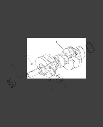 Polaris 3040237 Crankshaft Ranger Brutus 1000 Crew 2013-2018 in Kuwait