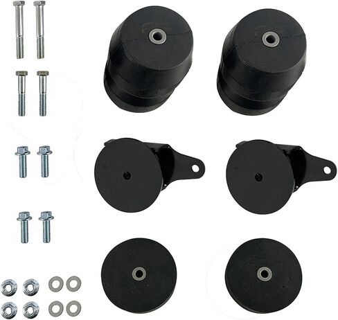 Rear Rubber Helper Suspension Springs Kit GMRCK25S Compatible With 1999-2010 Chevy Silverado GMC Sierra 1500 HD 2500 in Saudi Arabia