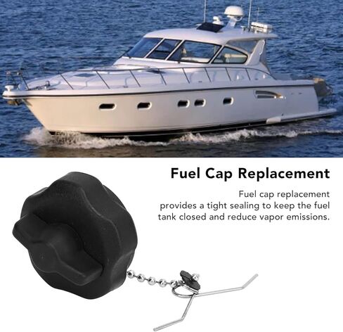 Fuel Tank Vented Cap, Threaded Neck Fuel Transfer Cap & Professional Replacement, Durable Leak-Proof Mini Cap, for HIDEA 2.5F 3.5F 4F 2-Stroke 4HP 3.5HP 2.5HP 6HP Boat Engine in Kuwait