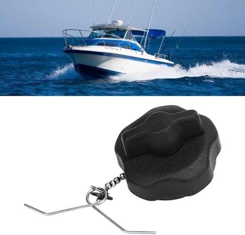Fuel Tank Vented Cap, Threaded Neck Fuel Transfer Cap & Professional Replacement, Durable Leak-Proof Mini Cap, for HIDEA 2.5F 3.5F 4F 2-Stroke 4HP 3.5HP 2.5HP 6HP Boat Engine in Kuwait