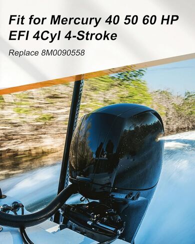 طقم صيانة 100 ساعة مناسب لميركوري 40 50 60 HP EFI 4Cyl 4-Stroke استبدال 8M0090558 in Kuwait