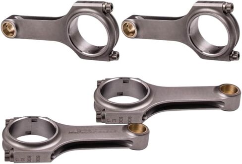 Replacement For Racing Con Rod Set for Ford X-flow Narrow Journal H-Beam 4340 Steel ARP Bolts Mod-M2B-8896 in Kuwait