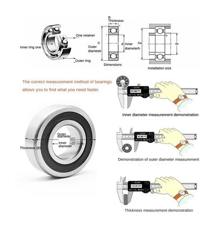 4/10PCS B8-23D Generator Air Conditioning Compressor Bearing Non-Standard 608-2RS 8 * 23 14MM Card Slot(B8-23d Card Slot,4Pcs) in Kuwait