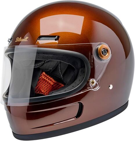 Biltwell Gringo SV Metallic Whiskey Motorcycle Helmet ECE R22.06 DOT in Saudi Arabia