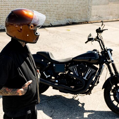 Biltwell Gringo SV Metallic Whiskey Motorcycle Helmet ECE R22.06 DOT in Saudi Arabia