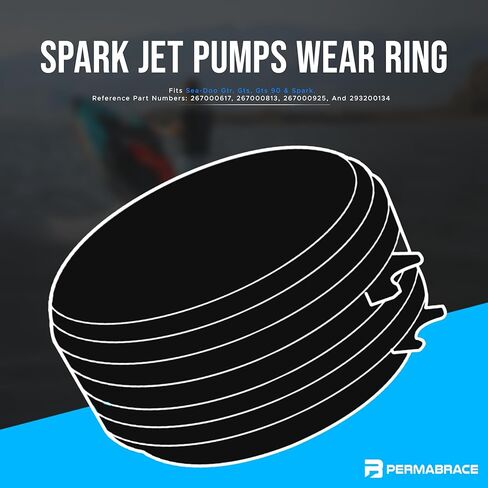 Spark Jet Pumps Wear Ring& Jet Pump Seal, High Performance Motorboat Wear Ring Parts Accessories Seal Kit for Sea-Doo Spark - Compatible with OEM Parts 267000813, 267000925, 267000883 in Saudi Arabia