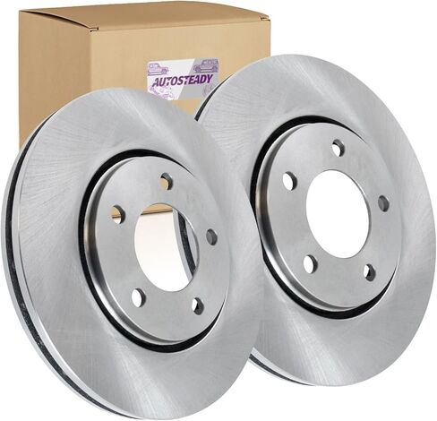 Front Brake Rotors Replacement for 2001 2002 2003 2004 2005 2006 2007 Dodge Grand Caravan Chrysler Town & Country, 2003 Chrysler Voyager Brakes, 11.06" Front in Kuwait