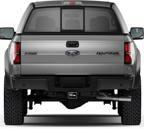iPick Image for Ford F-150 Raptor SVT Claw Marks UV Graphic Black Plate Billet Aluminum 2 inch Tow Hitch Cover - Official Licensed in Kuwait