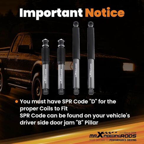مجموعة تخفيض maXpeedingrods 3 بوصات أمامية و5 بوصات خلفية مع صدمات G1 لسيارة Ford Ranger 2WD 1998-2015، ملفات إسقاط أمامية، طقم قلاب للمحور، صدمات إسقاط مطورة in Kuwait