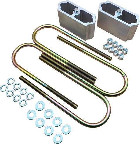 3" Rear Lowering Block W/11 U-Bolts Suspension Body Kit for Chevrolet Bel Air 150 210 Two-Ten Series One-Fifty Series Sedan Delivery L6 3.8L 1955 1956 1957 in Saudi Arabia