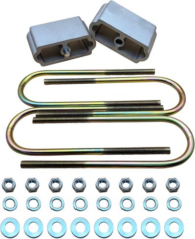 3" Rear Lowering Block W/11 U-Bolts Suspension Body Kit for Chevrolet Bel Air 150 210 Two-Ten Series One-Fifty Series Sedan Delivery L6 3.8L 1955 1956 1957 in Saudi Arabia