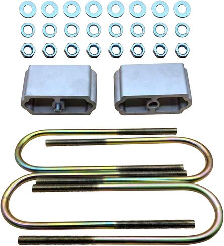 3" Rear Lowering Block W/11 U-Bolts Suspension Body Kit for Chevrolet Bel Air 150 210 Two-Ten Series One-Fifty Series Sedan Delivery L6 3.8L 1955 1956 1957 in Saudi Arabia