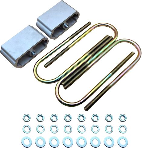 3" Rear Lowering Block W/11 U-Bolts Suspension Body Kit for Chevrolet Bel Air 150 210 Two-Ten Series One-Fifty Series Sedan Delivery L6 3.8L 1955 1956 1957 in Saudi Arabia