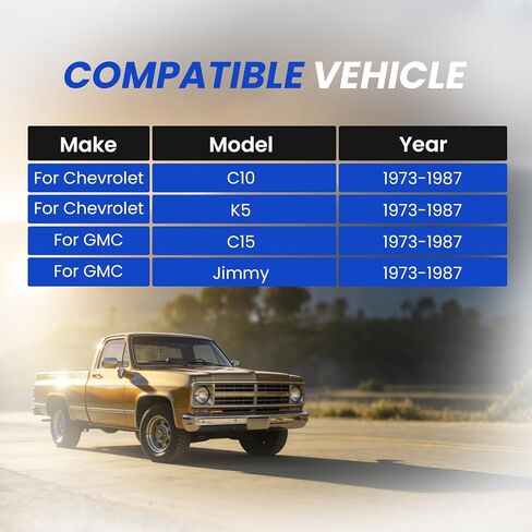 3" Front 5" Rear Drop Lowering Kit Fit for 1973-1987 Chevrolet C10/K5, Fit for GMC C15/Jimmy Drop Springs Coils Flip Kit in Saudi Arabia