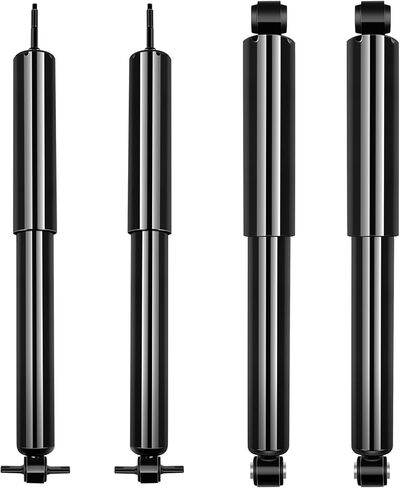 AUTOMUTO 4 Pcs Struts Shock Absorbers Compatible with 1987-1995 for Jeep Wrangler with 344088 344092 Auto Shocks - Front Rear in Kuwait