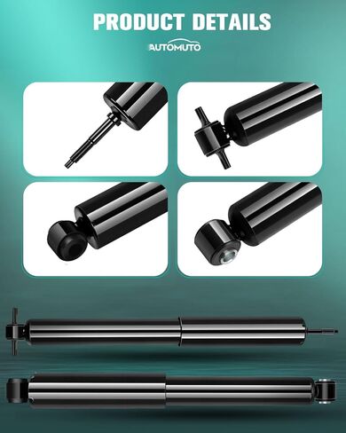 AUTOMUTO 4 Pcs Struts Shock Absorbers Compatible with 1987-1995 for Jeep Wrangler with 344088 344092 Auto Shocks - Front Rear in Kuwait