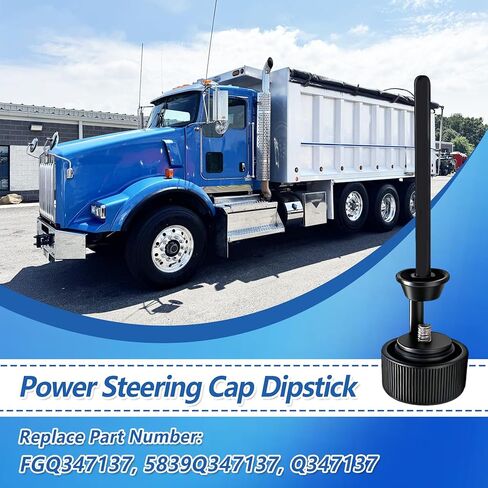 Power Steering Cap Dipstick Fit for Kenworth for Peterbilt for Mack Trucks Replace FGQ347137 5839Q347137 Q347137 in Saudi Arabia