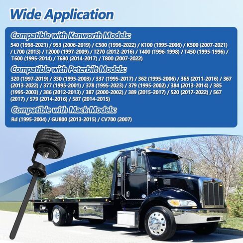 Power Steering Cap Dipstick Fit for Kenworth for Peterbilt for Mack Trucks Replace FGQ347137 5839Q347137 Q347137 in Saudi Arabia